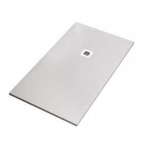 Piatto Doccia In Marmo Resina Gaia Colore Bianco H 35 millimetri Ix Box Shower 