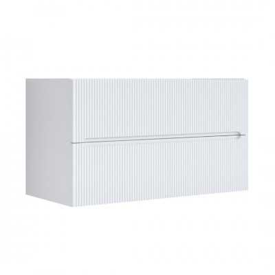 Base Porta Lavabo Butterfly con due Cassetti Frontale Plisse'