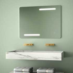 Specchio a Led Siro rettangolare interruttore touch a sfioramento