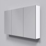 Specchio a 3 ante con contenitore per bagno modello Lord cm 115