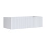 Base portalavabo modello Grace  1 cassetto frontale plisse' 