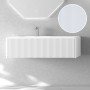 Base portalavabo modello Grace  1 cassetto frontale plisse' 