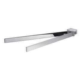 Porta salviette asciugamani a snodo Lipari in ottone cromato cm 37,5 arredo bagno