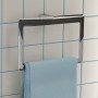 Porta salviette asciugamani ad anello Panarea in ottone cromato e nickel spazzolato cm 23 per bidet