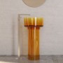 Lavabo Free Standing Icon Clear in Resina Trasparente Ambra Lullaby 
