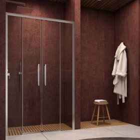 Ix Box Shower Porta Doccia Scorrevole Anemone S118 Cristallo 6 millimetri Chrome