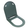 Sedile WC slim chiusura soft verde alpi opaco serie Bloom