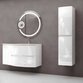 Mobile bagno composizione completa modello Diana 02 colonna specchio