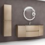 Mobile bagno composizione completa modello Diana 01 colonna specchio
