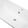 Lavabo ad Incasso in Resina cm 101x46x16,5 Bianco Opaco