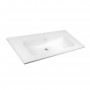 Lavabo Butterfly ad Incasso in Resina cm 91x46x16,5 Bianco Opaco