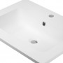 Lavabo ad Incasso in Resina cm 81x46x16,5 Bianco Opaco