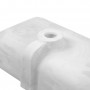 Lavabo ad Incasso in Resina cm 61x46x16,5 Nero Opaco