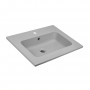 Lavabo ad Incasso in Resina cm 61x46x16,5 Grigio Cenere Opaco