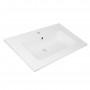 Lavabo ad Incasso in Resina cm 61x46x16,5 Bianco Lucido