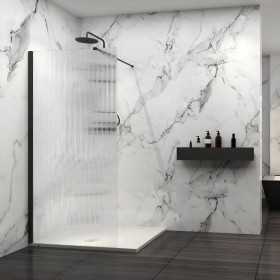  Parete Doccia Walk In Gardenia effetto Plisse' 8 millimetri 