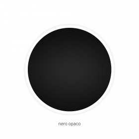 Piletta Click Clack con Cover in Ceramica Nero Opaco Lullaby