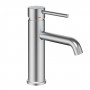 Miscelatore monocomando Jazz per lavabo in nickel spazzolato installazione rapida