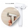 Idroscopino WC serie IAN bidet bagno con due getti con rubinetto flessibile e staffa di fissaggio