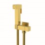 Idroscopino WC bidet bagno quadro con rubinetto flessibile e staffa di fissaggio serie ALVIN