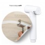 Idroscopino WC serie IAN bidet bagno con due getti con rubinetto flessibile e staffa di fissaggio