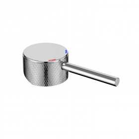 Maniglia per rubinetto miscelatore in ottone cromato modello Jazz trama piramidale