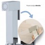 Idroscopino WC bidet bagno cromo lucido quadro con rubinetto flessibile e staffa di fissaggio serie ALVIN