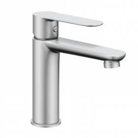 Rubinetto miscelatore per lavabo serie POP in ottone varie finiture con piletta Click Clack