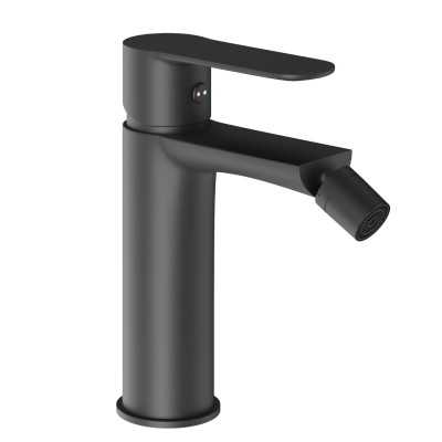 Miscelatore monocomando per bidet in ottone serie POP con piletta click clack varie finiture