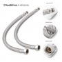 Rubinetto miscelatore canna alta per lavabo serie POP in ottone varie finiture con piletta click clack