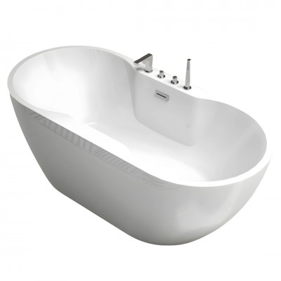 Vasca free Standing Madagascar in Acrilico Colore Bianco Lucido Lullaby 