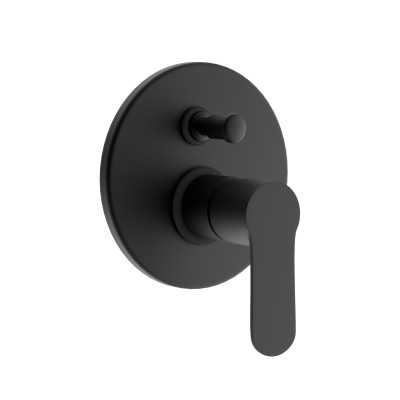 Miscelatore monocomando ad incasso doccia con deviatore 2 vie cromo lucido serie Pop