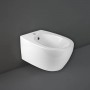 Apple Bidet ceramica sospeso scarico a parete bianco lucido