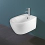 Apple Bidet ceramica sospeso scarico a parete bianco lucido