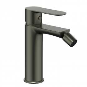 Miscelatore monocomando per bidet in ottone serie POP con piletta click clack varie finiture