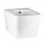 Cubik Bidet Ceramica Sospeso Colore Bianco Lucido