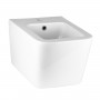 Cubik Bidet Ceramica Sospeso Colore Bianco Lucido