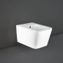 Cubik Bidet Ceramica Sospeso Colore Bianco Lucido