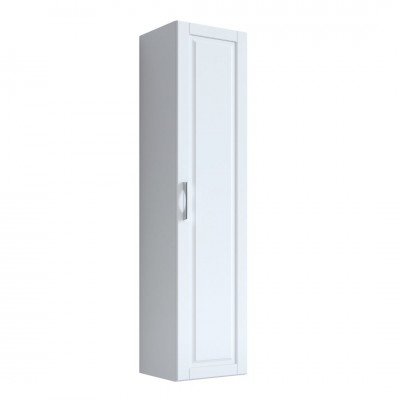 Colonna Chloe per mobile bagno con un anta reversibile bugnata cm 162x40x35 