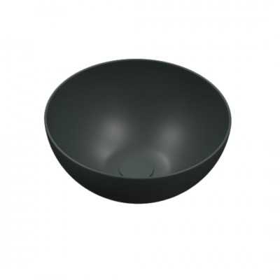 Lavabo da Appoggio Meg Tondo in Ceramica Verde Alpi Opaco Lullaby 