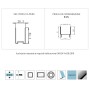Box Angolare Con Ante Scorrevoli  Geranio S1168 4 Millimetri Ix Box Shower 