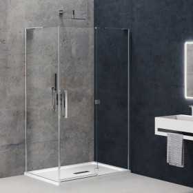 Cabina Angolare Con Anta Battente Genziana BMA13301/02 8 Millimetri