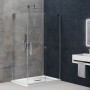 Cabina Angolare Con Anta Battente Genziana BMA13301/02 8 Millimetri