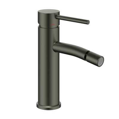 Miscelatore monocomando per bidet canna di fucile serie Jazz installazione rapida con piletta click clack