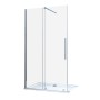 Parete Doccia Walk In Filanta WL900 Cristallo 8 millimetri Chrome Ix Box Shower