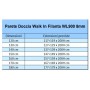 Parete Doccia Walk In Filanta WL900 Cristallo 8 millimetri Chrome Ix Box Shower