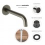 Miscelatore monocomando a due fori ad incasso a parete per lavabo canna di fucile con sistema install box