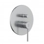 Miscelatore monocomando ad incasso doccia con deviatore 2 vie nickel spazzolato con sistema install box serie Jazz