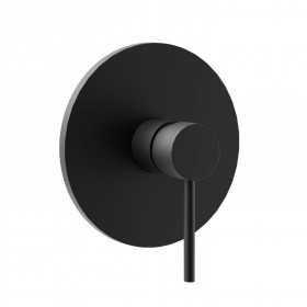 Miscelatore monocomando ad incasso doccia a parete 1 via nero opaco con sistema install box serie Jazz