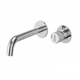 Miscelatore monocomando due fori a incasso a parete per lavabo Jazz Plus con sistema install box